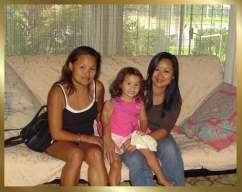 Josie, Erica and me at my place.