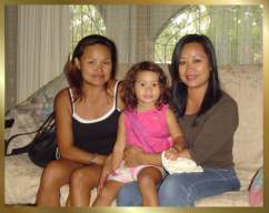 Josie, Erica and me at my place.
